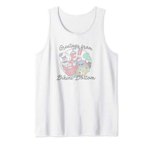 SpongeBob SquarePants Greetings From Bikini Bottom Tank Top von SpongeBob SquarePants