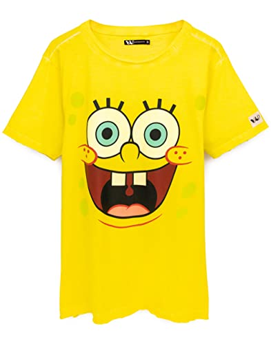 SPONGEBOB SQUAREPANTS T-Shirt Unisex Patrick oder Squidward Charakter Top X-Large von SPONGEBOB SQUAREPANTS