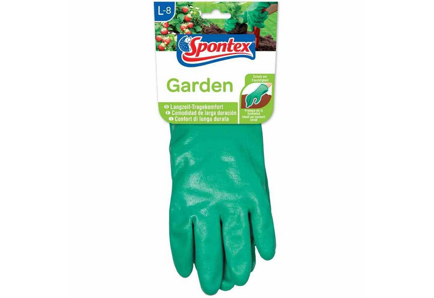 SPONTEX Gartenhandschuhe Gartenhandschuh Garden Gr. 8 von SPONTEX