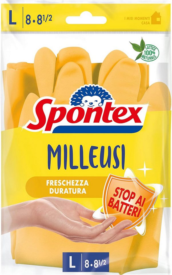 SPONTEX Putzhandschuh Spontex Milleusi gelb Komplett Wäsche, Größe L SPONTEX Putzhandschuh Spontex Milleusi gelb Komplett Wäsche, Größe L von SPONTEX