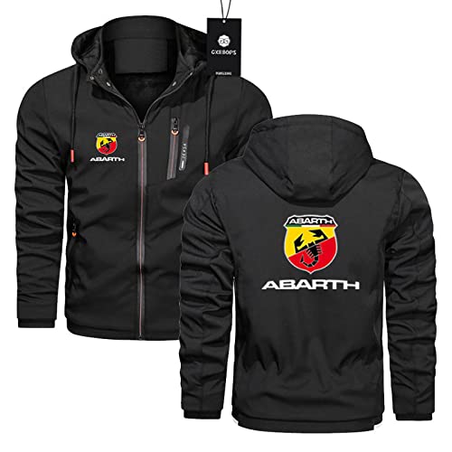 SPONYBORTY Abnehmbare Kapuzenjacke für Herren Frühling und Herbst dick für Ab-Arth Printing Sportswear Hoodies Jungs/B/L von SPONYBORTY