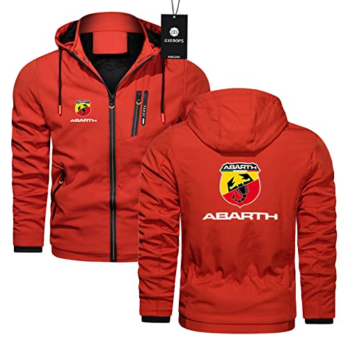 SPONYBORTY Abnehmbare Kapuzenjacke für Herren Frühling und Herbst dick für Ab-Arth Printing Sportswear Hoodies Jungs/D/L von SPONYBORTY