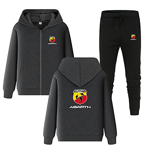 SPONYBORTY Herren Trainingsanzug Set Ab-Arth LOGO Jogginganzug Kapuzenjacke + Hose Hoodie Set Sportswear Mode/E/L von SPONYBORTY