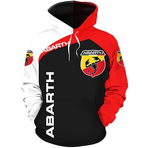 SPONYBORTY Hoodie Jacken Männer & Frauen für Ab-Arth 3D-Druck Cardigan Lässiges Polyester-Sweatshirt Bluse/B/M von SPONYBORTY