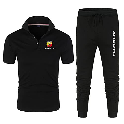 SPONYBORTY Poloshirt für Männer und Frauen + Jogginghose für Ab-Arth Zweiteiliges T-Shirt Sportwear T-Shirt Vlies/B/XL von SPONYBORTY