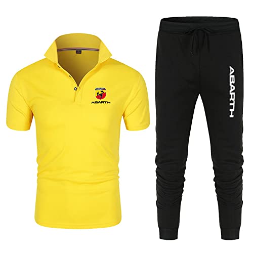 SPONYBORTY Poloshirt für Männer und Frauen + Jogginghose für Ab-Arth Zweiteiliges T-Shirt Sportwear T-Shirt Vlies/G/M von SPONYBORTY