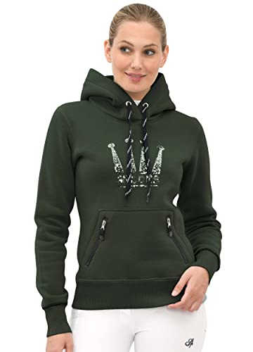 Crown Sequin Hoody (Farbe: Dark Forest; Größe: M) von SPOOKS