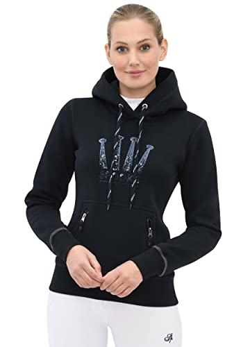 Crown Sequin Hoody (Farbe: Navy; Größe: L) von SPOOKS