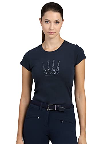 Crown Sequin Shirt (Farbe: Navy; Größe: L) von SPOOKS