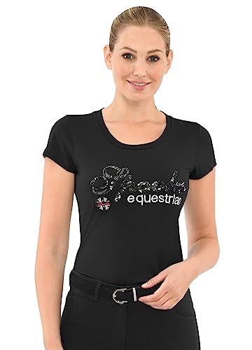 Roxie Sequin Shirt (Farbe: Black; Größe: M) von SPOOKS