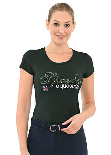 Roxie Sequin Shirt (Farbe: Dark Forest; Größe: XS) von SPOOKS