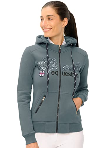 Roxie Sweat Jacket Sequin - DE (Farbe: Dove Blue; Größe: S) von SPOOKS