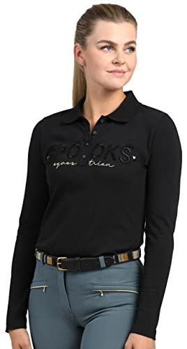 SPOOKS Annber Polo Longsleeve (Farbe: Black; Größe: M) von SPOOKS