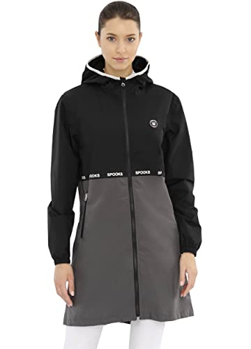 SPOOKS Dianna Rain Coat (Farbe: Black/Grey; Größe: L) von SPOOKS