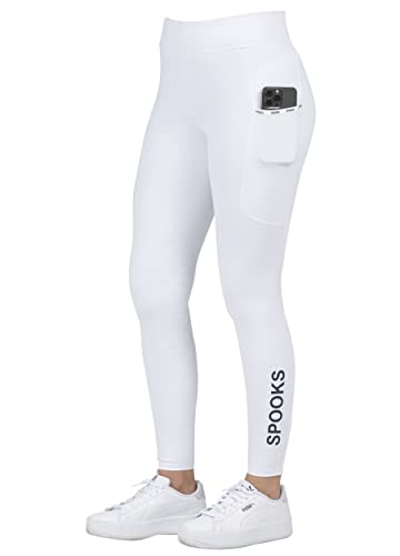 SPOOKS Emalia Knee Grip Leggins (Farbe: White; Größe: L) von SPOOKS