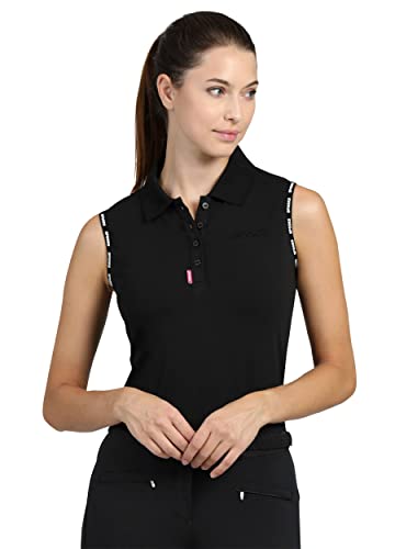 SPOOKS Jannah Polo Sleeveless (Farbe: Black; Größe: L) von SPOOKS