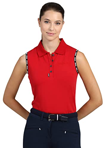 SPOOKS Jannah Polo Sleeveless (Farbe: Ribbon red; Größe: M) von SPOOKS