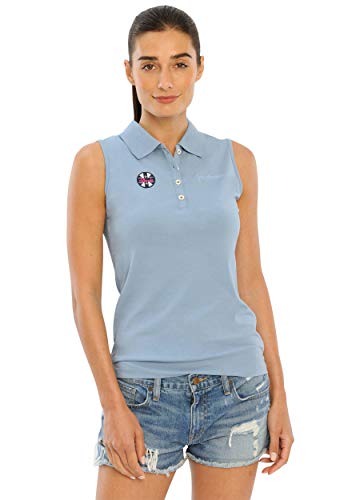 SPOOKS Leene Polo Sleeveless (Farbe: Dusty Blue; Größe: XL) von SPOOKS