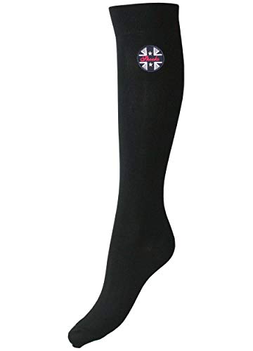 SPOOKS Reitsocken für Damen Mädchen Kinder Reitstrümpfe Unisex Reit-Kniestrümpfe - Sox Black Onesize 37-41 von SPOOKS