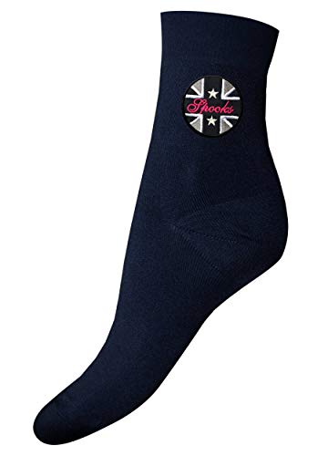 SPOOKS Reitsocken für Damen Mädchen Kinder Reitstrümpfe Unisex Reit-Kniestrümpfe - Sox Short Navy Onesize 37-41 von SPOOKS