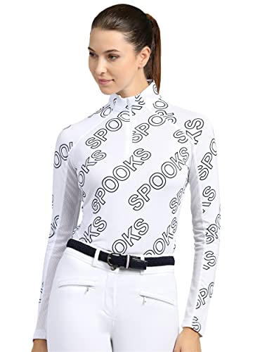 SPOOKS Showshirt Niena Longsleeve (Farbe: White/Black; Größe: M) von SPOOKS