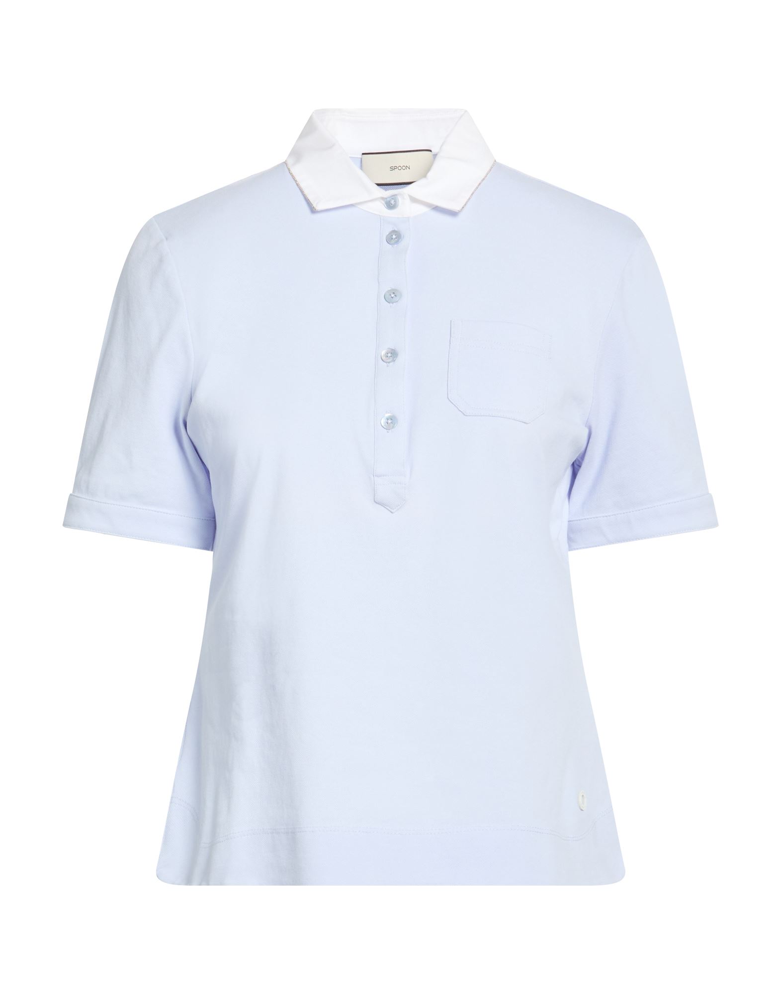 SPOON Poloshirt Damen Himmelblau von SPOON