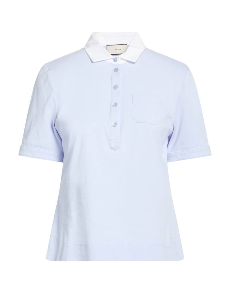 SPOON Poloshirt Damen Himmelblau von SPOON