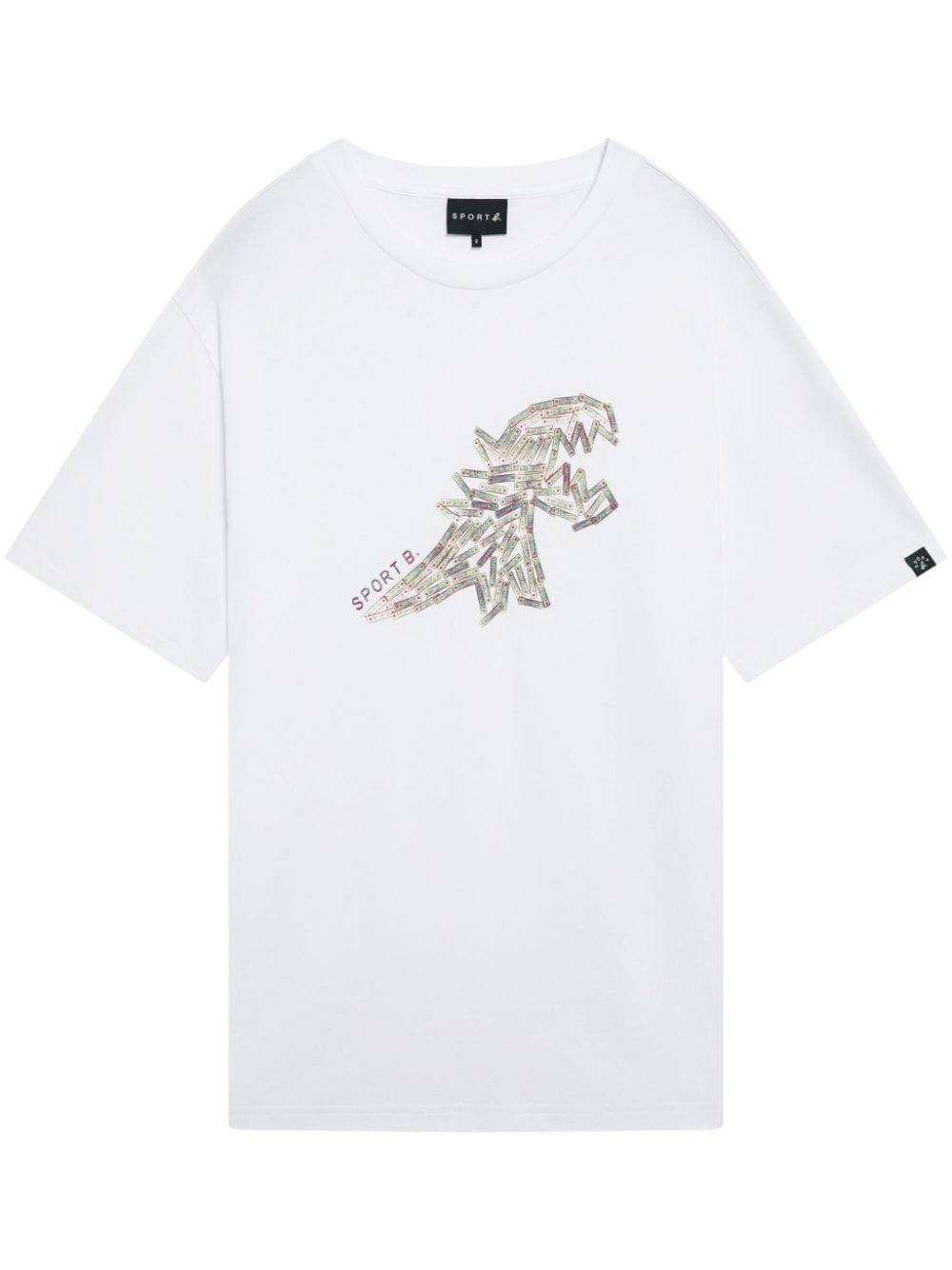 SPORT b. by agnès b. T-Shirt mit Dino-Print - Weiß von SPORT b. by agnès b.