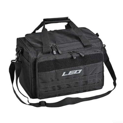 SPORTARC All-in-One-Angel- und Wandertasche mit strapazierfähigem Gurtband zur sicheren Befestigung von Kleinteilen, Schwarz von SPORTARC