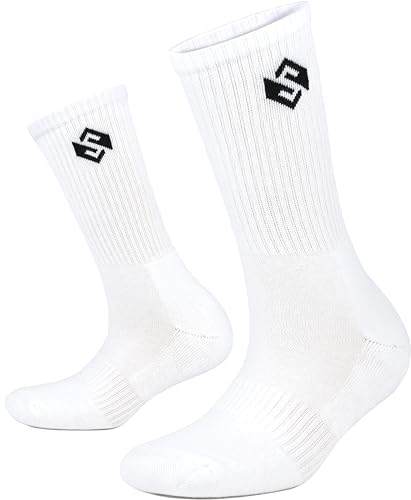 SPORTECX Sportsocken Weiß 6er-Pack für Damen & Herren | Perfekt für Laufen, Tennis, Radfahren, Fitness & den Alltag von SPORTECX