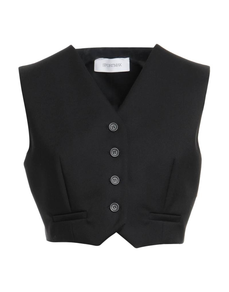 SPORTMAX Couture-weste Damen Schwarz von SPORTMAX