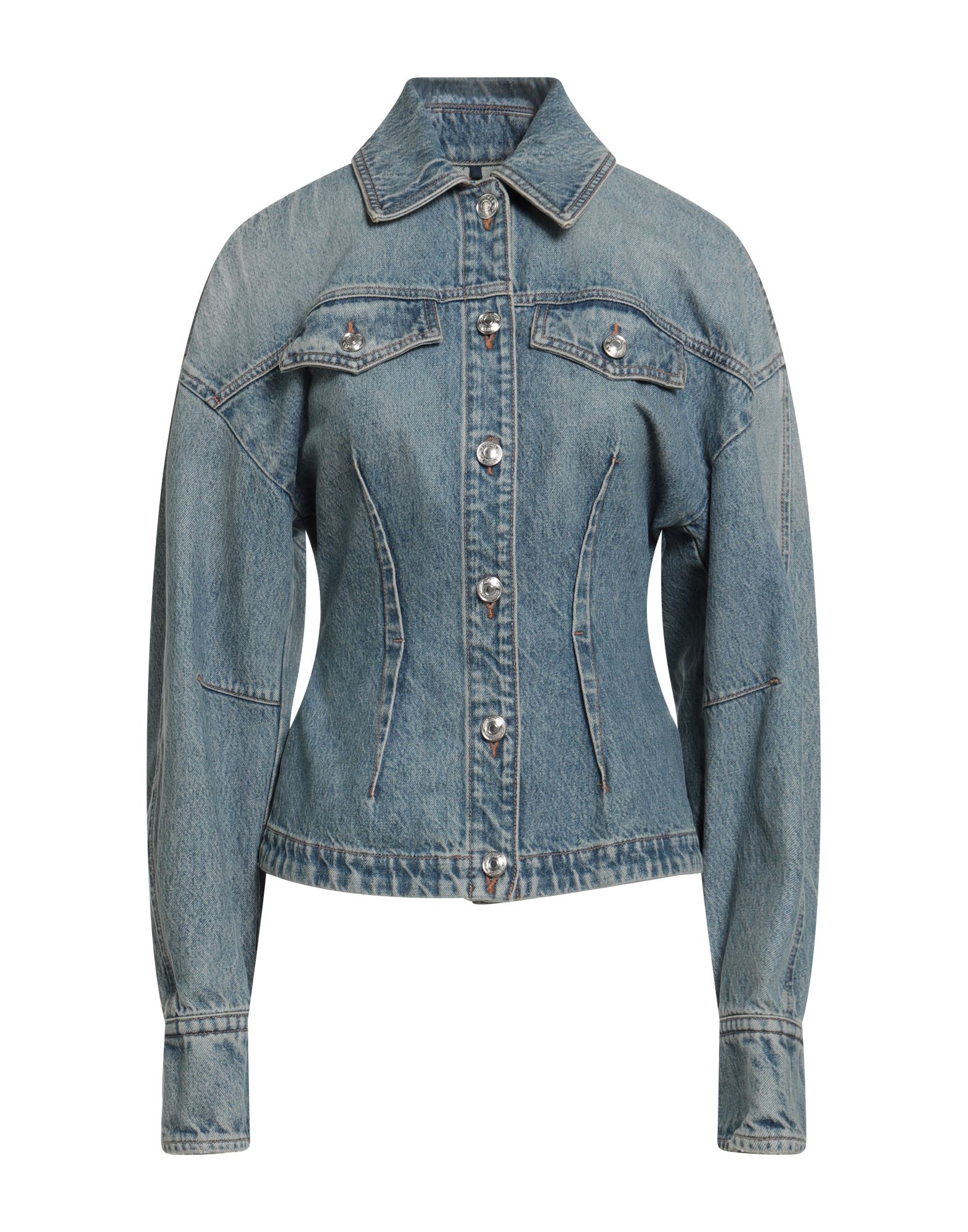 SPORTMAX Jeansjacke/-mantel Damen Blau von SPORTMAX