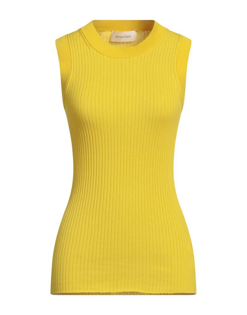 SPORTMAX Pullover Damen Gelb von SPORTMAX