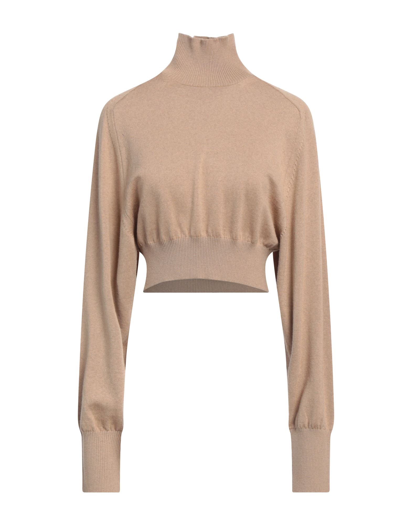 SPORTMAX Rollkragenpullover Damen Beige von SPORTMAX