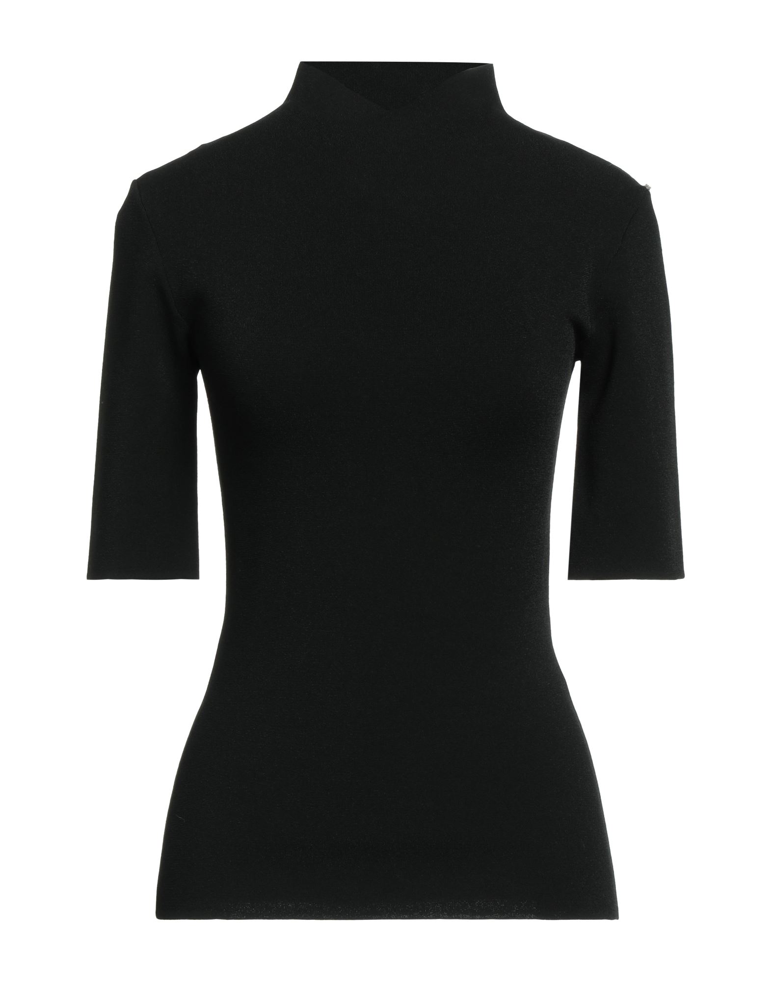 SPORTMAX Rollkragenpullover Damen Schwarz von SPORTMAX