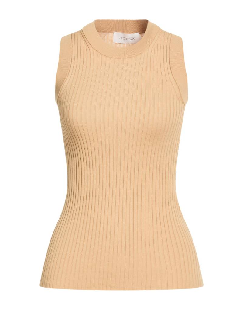 SPORTMAX Tank Top Damen Beige von SPORTMAX