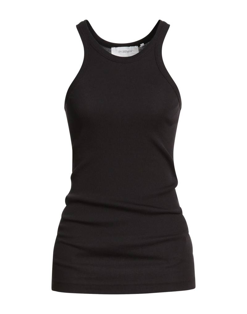 SPORTMAX Tank Top Damen Schwarz von SPORTMAX