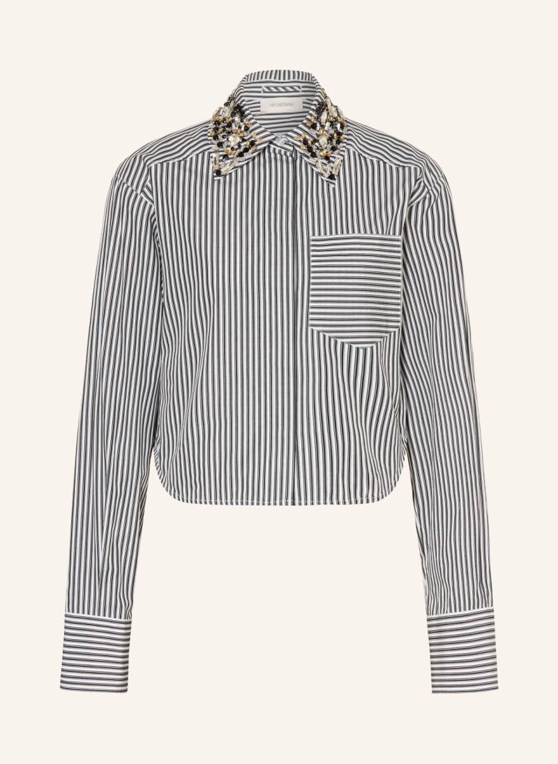 Sportmax Hemdbluse Spxquagga Mit Schmucksteinen schwarz von SPORTMAX