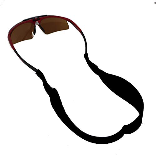 Brille Halterung 2er oder 4er Pack Kein Überhang Verstellbar Weiches Neopren Verstellbares Band, Schnurband für Brillen, Sonnenbrillen, Sonnenbrille Sports Halter Kordel Kopfband für Männer und Frauen von SPORTS WORLD VISION