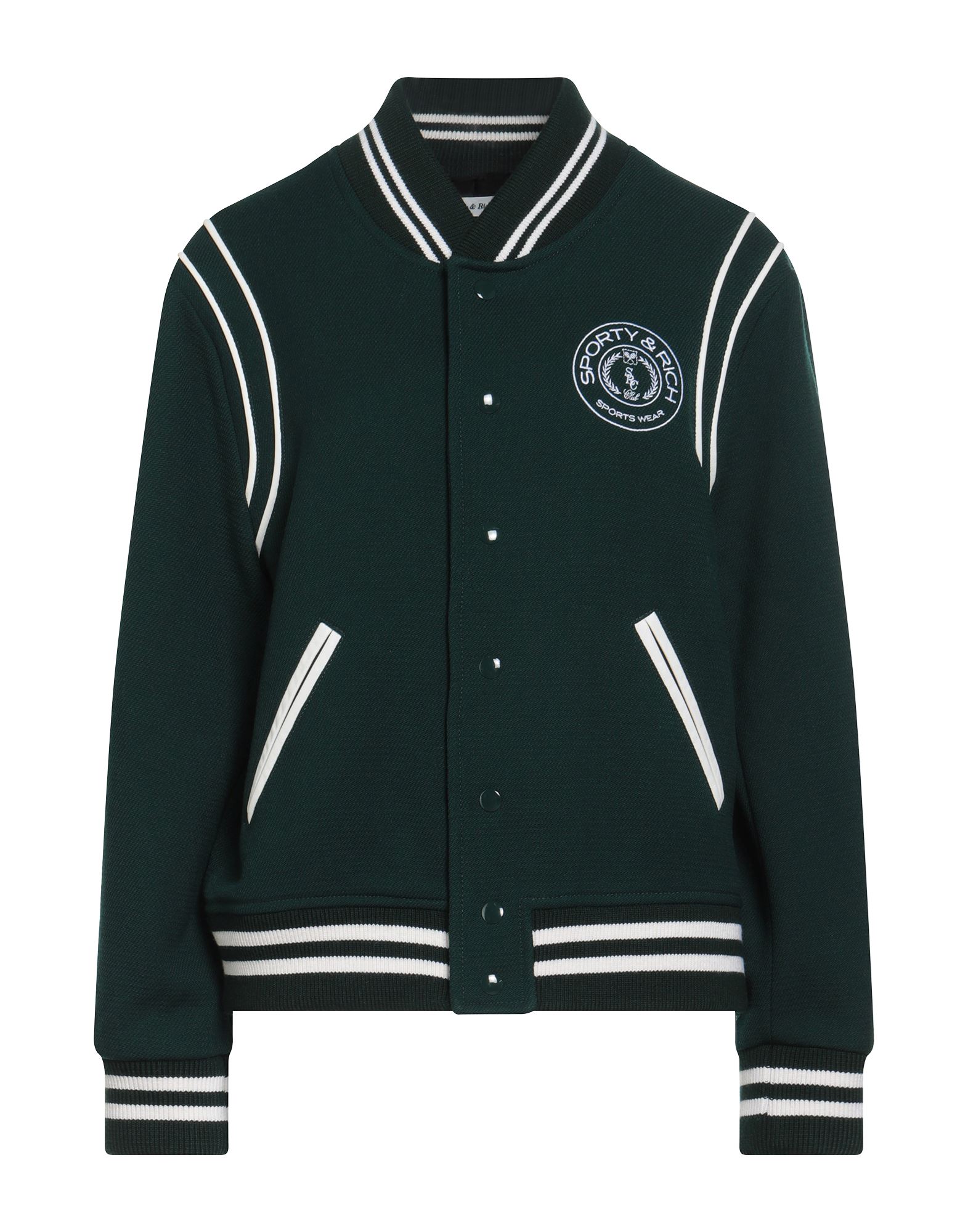 SPORTY & RICH Jacke & Anorak Damen Dunkelgrün von SPORTY & RICH