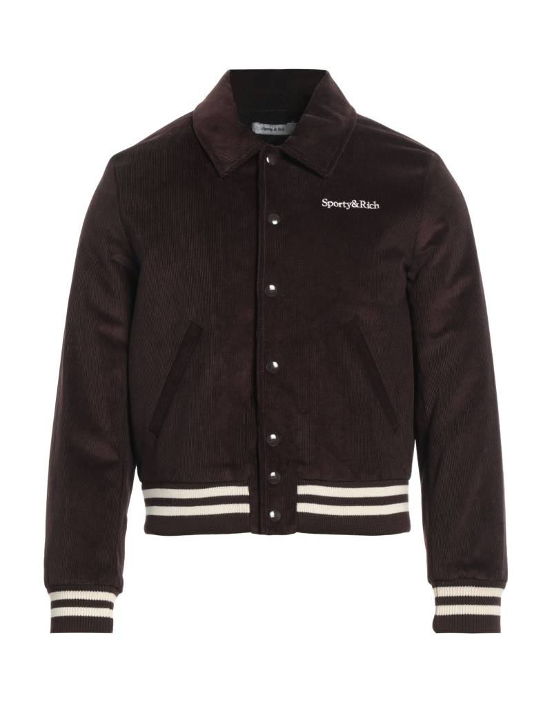 SPORTY & RICH Jacke & Anorak Herren Dunkelbraun von SPORTY & RICH