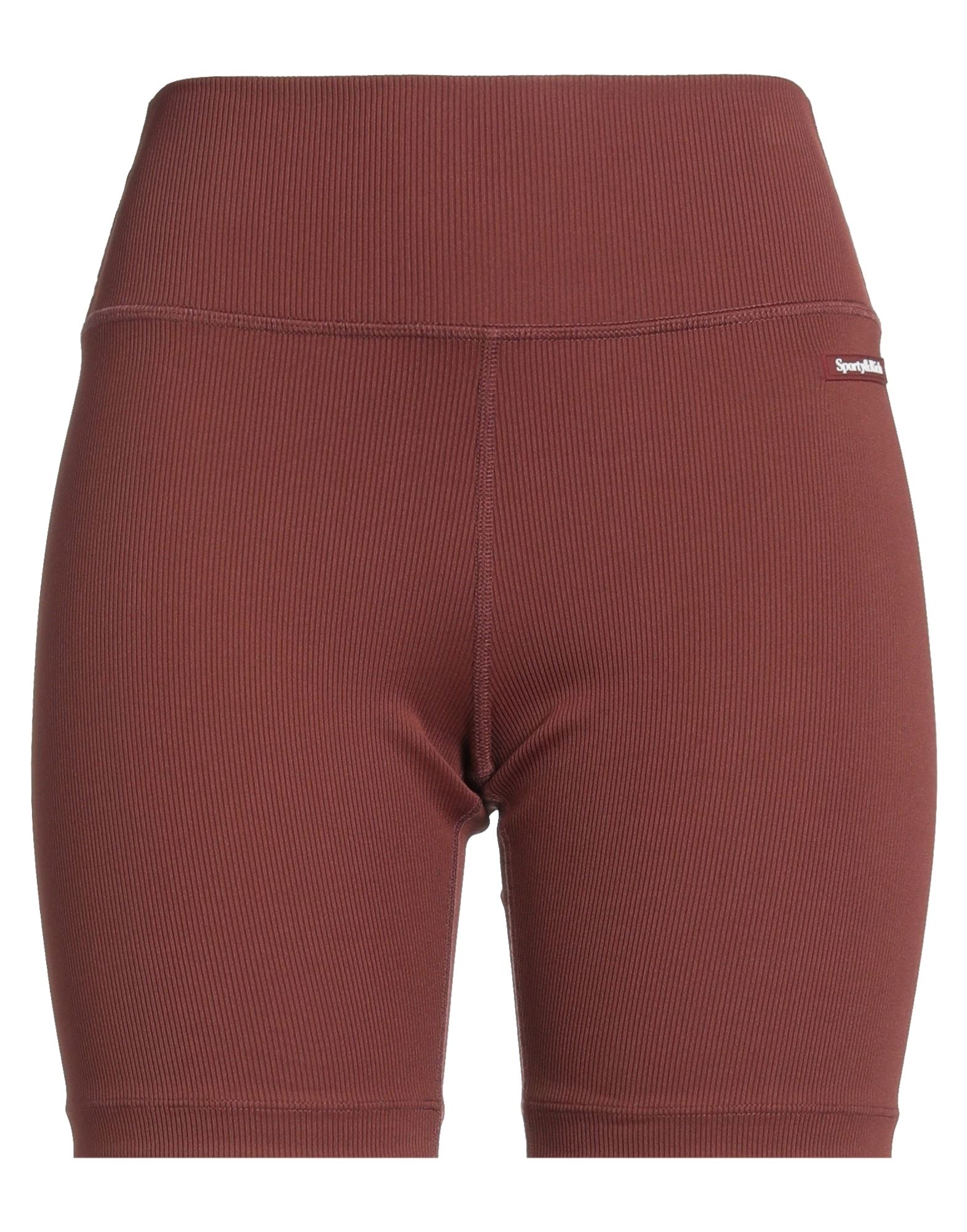 SPORTY & RICH Shorts & Bermudashorts Damen Dunkelbraun SPORTY & RICH Shorts & Bermudashorts Damen Dunkelbraun von SPORTY & RICH