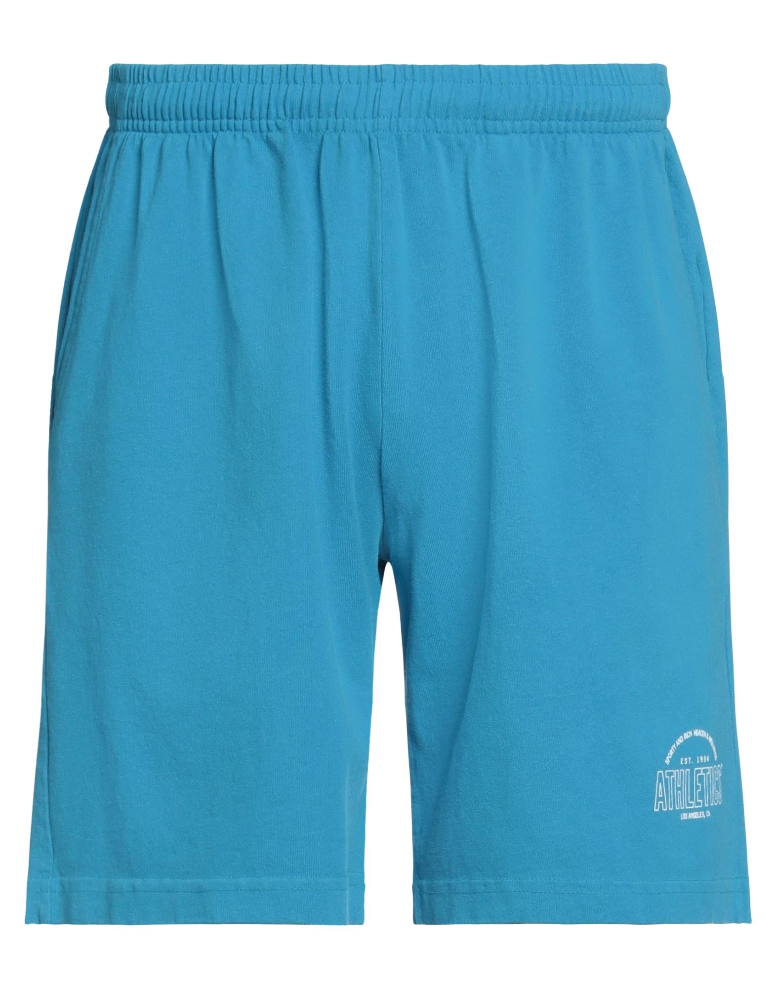 SPORTY & RICH Shorts & Bermudashorts Herren Azurblau SPORTY & RICH Shorts & Bermudashorts Herren Azurblau von SPORTY & RICH