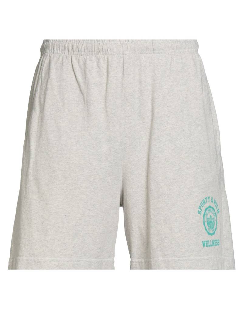 SPORTY & RICH Shorts & Bermudashorts Herren Hellgrau SPORTY & RICH Shorts & Bermudashorts Herren Hellgrau von SPORTY & RICH