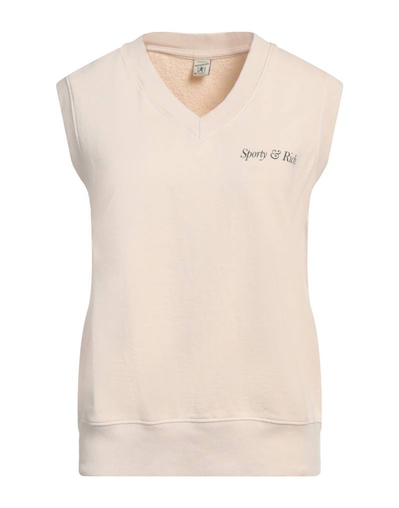 SPORTY & RICH Sweatshirt Damen Beige von SPORTY & RICH