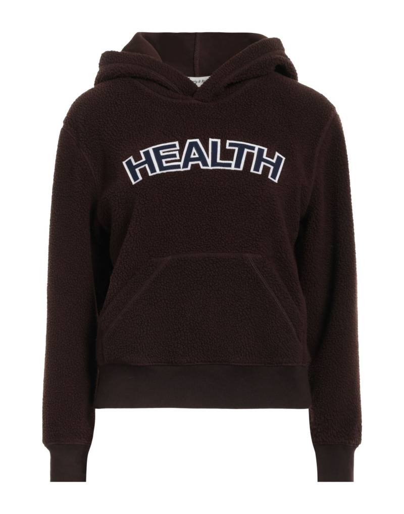 SPORTY & RICH Sweatshirt Damen Dunkelbraun von SPORTY & RICH