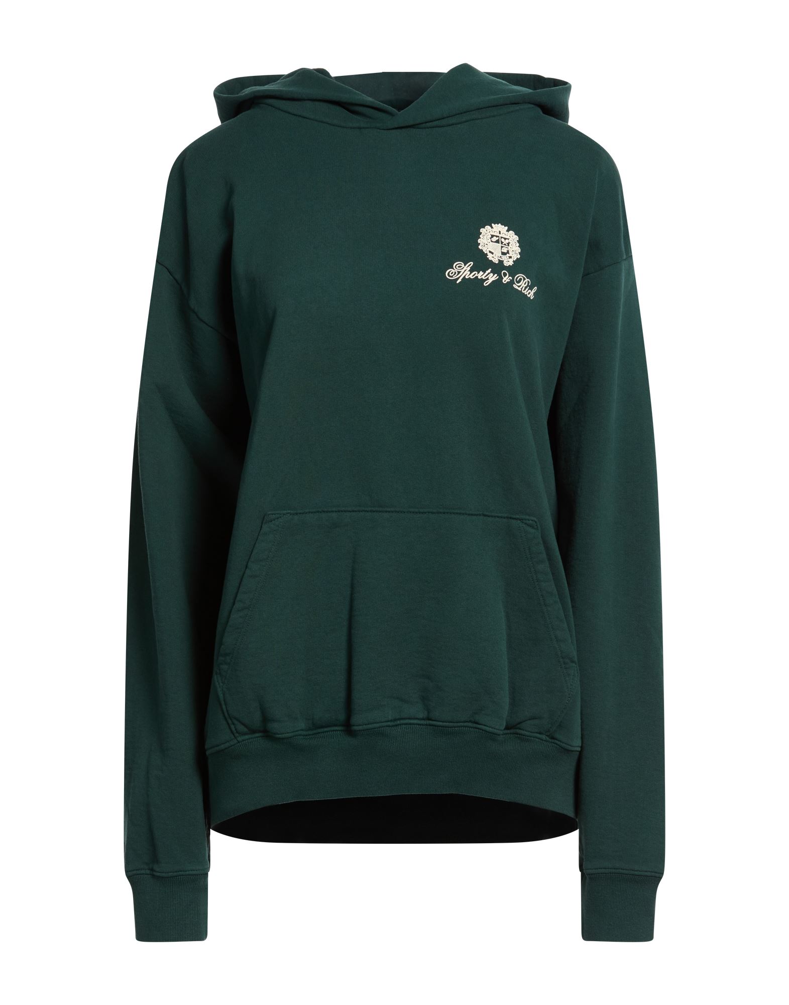 SPORTY & RICH Sweatshirt Damen Dunkelgrün von SPORTY & RICH