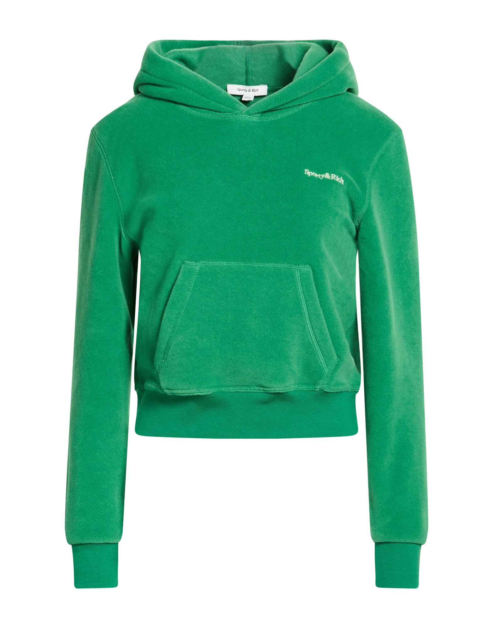 SPORTY & RICH Sweatshirt Damen Grün von SPORTY & RICH