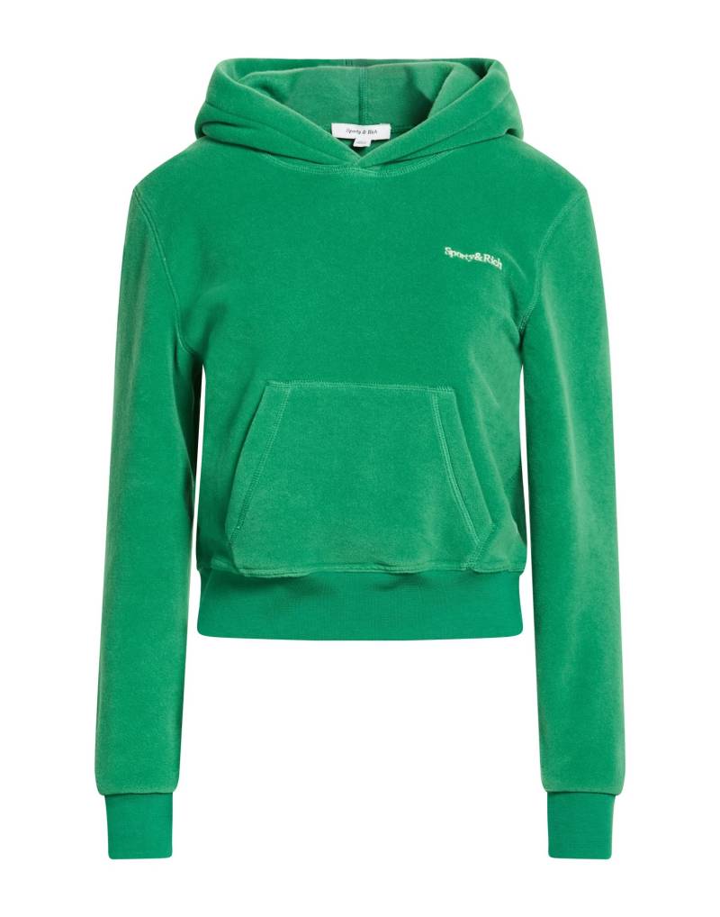 SPORTY & RICH Sweatshirt Damen Grün von SPORTY & RICH