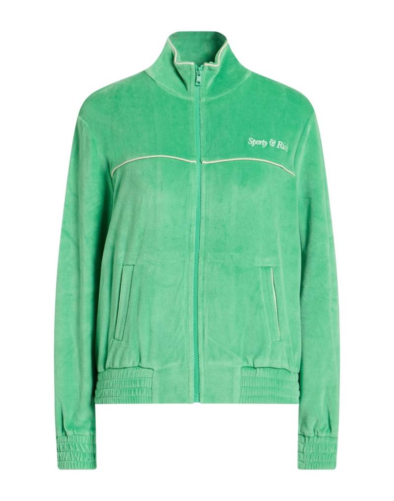 SPORTY & RICH Sweatshirt Damen Grün von SPORTY & RICH